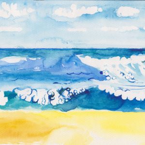 Watercolour Sea Side